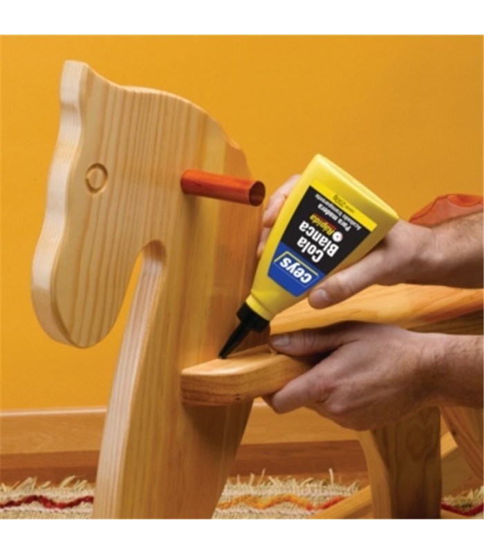COLA BLANCA RAPIDA PARA MADERA BIBERON 125/250/750gr CEYS