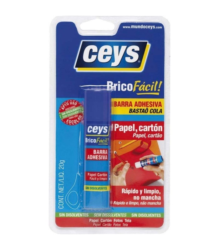 BARRA ASHESIVA STICK BRICOFACIL CEYS