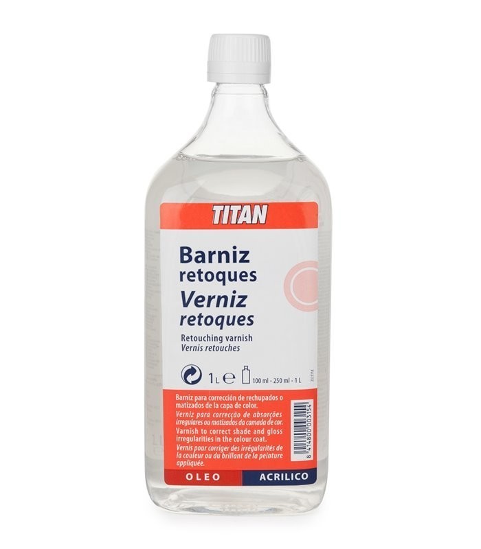 Barniz de Retoques para oleo y acrilico TITAN