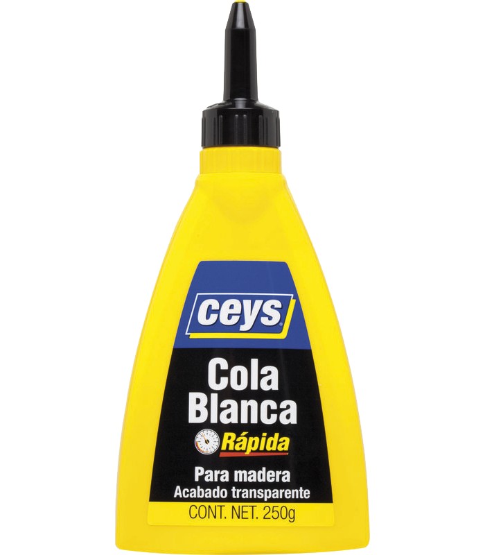 COLA BLANCA RAPIDA PARA MADERA BIBERON 125/250/750gr CEYS
