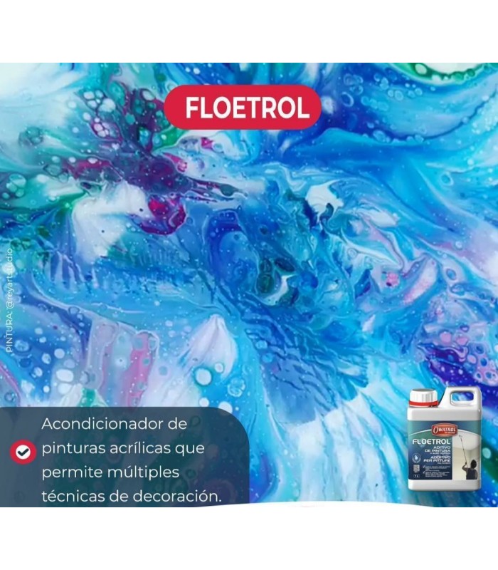 Aplicación de Floetrol en pintura al agua con brocha
