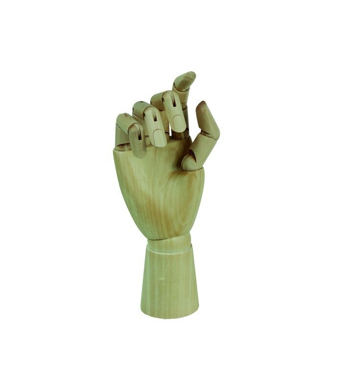 Mano madera 30 cm Derecha