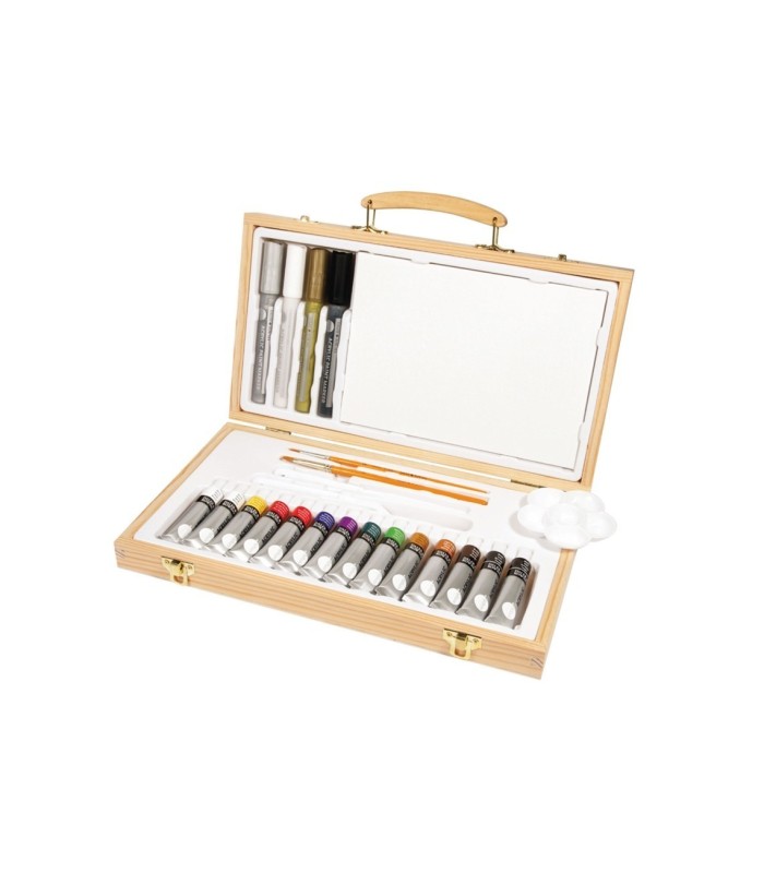 Caja de madera Simply 26 pcs Daler Rowney
