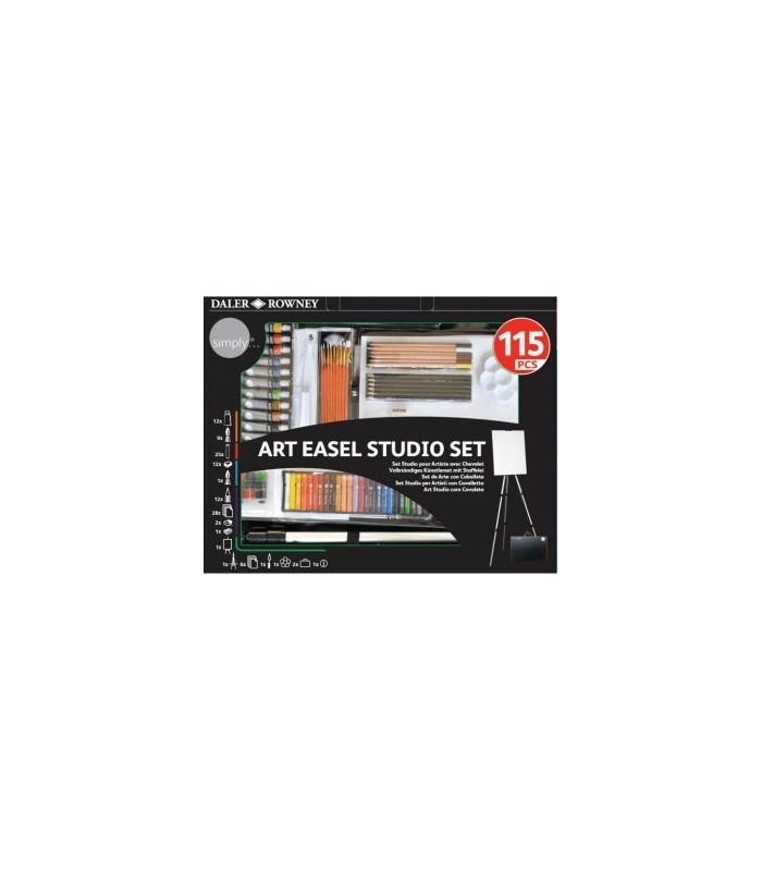 Caja Simply Art completa set 155 piezas
