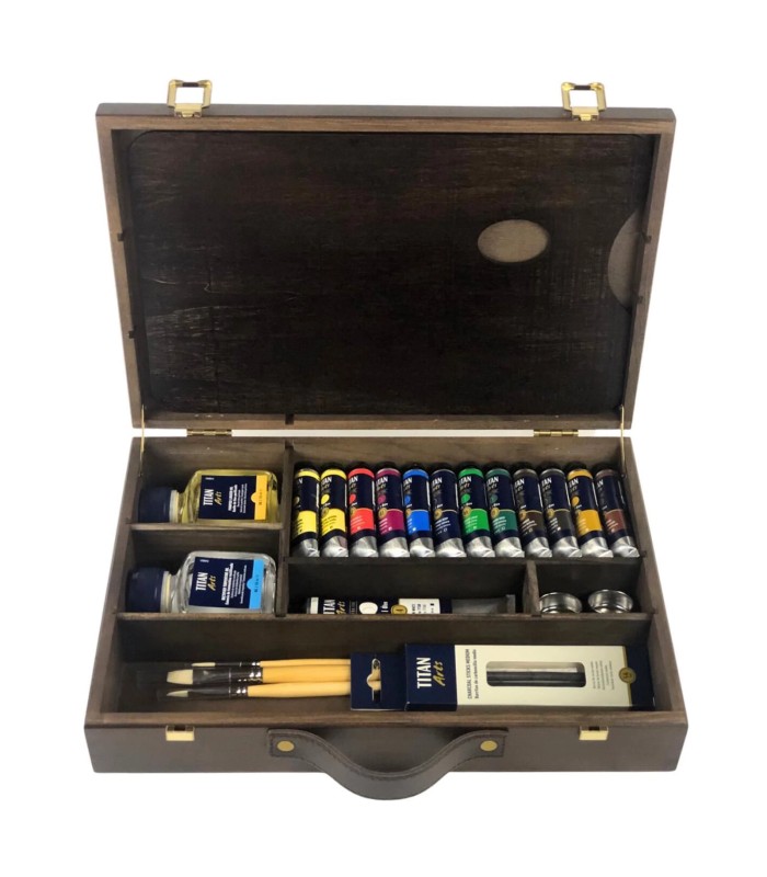 Caja óleo Titan Extra Fino – 12 tubos de 20 ml