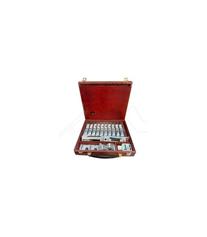 Maletín acrílico extra fino 10 colores 60ml | Pincolor