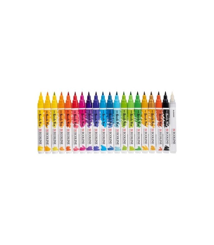 Set 20 rotuladores acuarelables Ecoline
