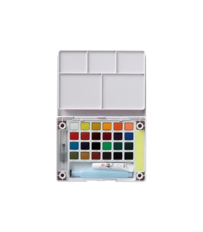 Caja de acuarelas Koi iridiscent 24 colores