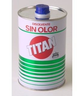 ▷ DISOLVENTE SIN OLOR 1 LITRO TITAN | Pincolor