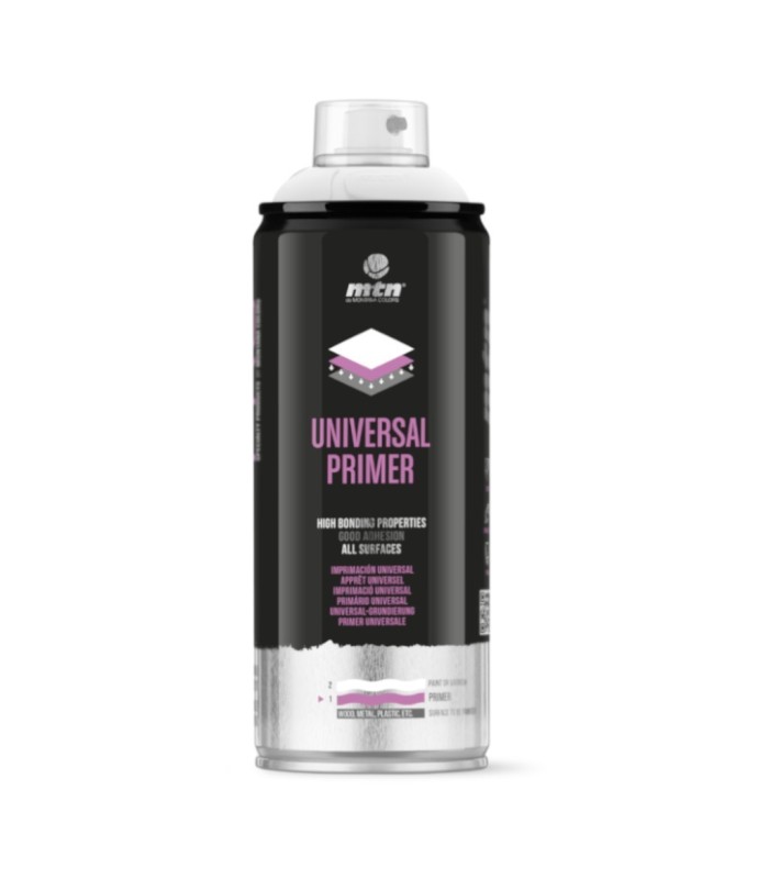 ▷ SPRAY IMPRIMACIÓN UNIVERSAL BLANCA 400 ML MONTANA | Pincolor