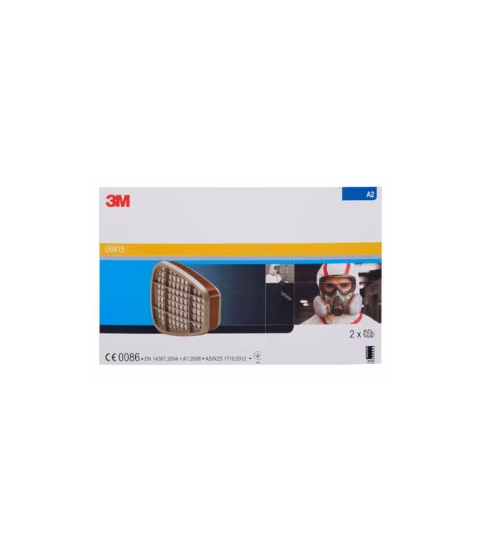 Mascarilla autofiltrante compacta con filtros de carbón integrados 06941