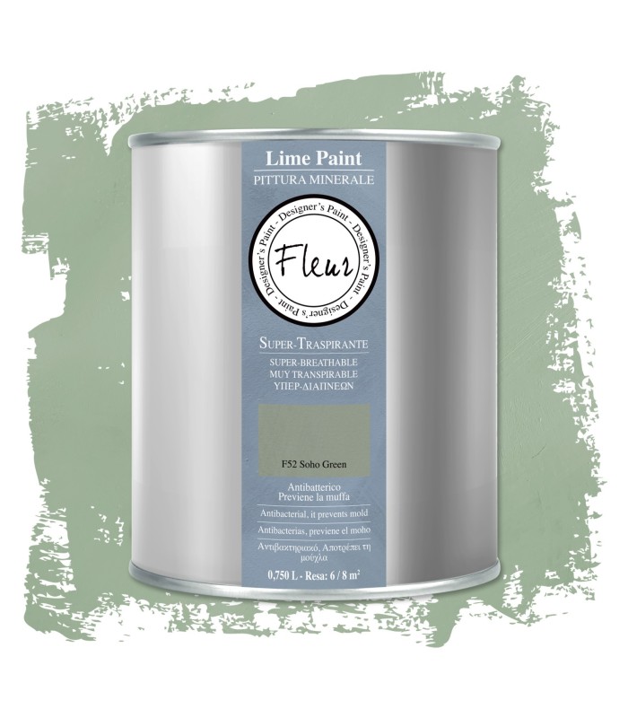 pintura mineral fleur lime paint color soho green