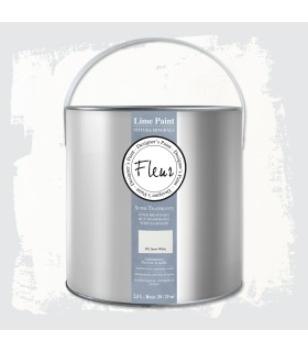Lime paint pintura mineral fleur blanco snow white