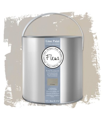 Pintura mineral 2,5L beige greige Fleur lime paint