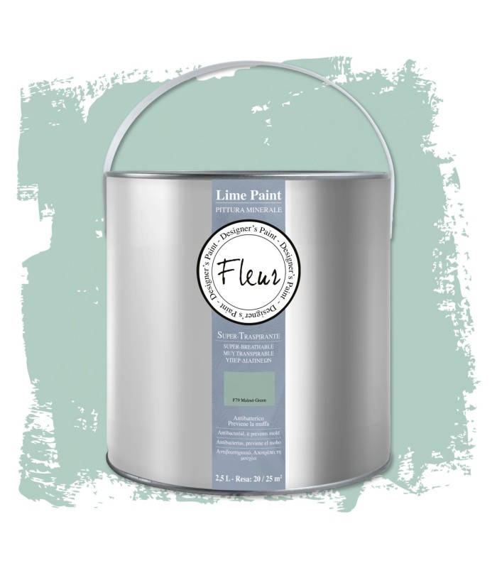 pintura mineral Fleur lime paint verde mälmo green 2,5L