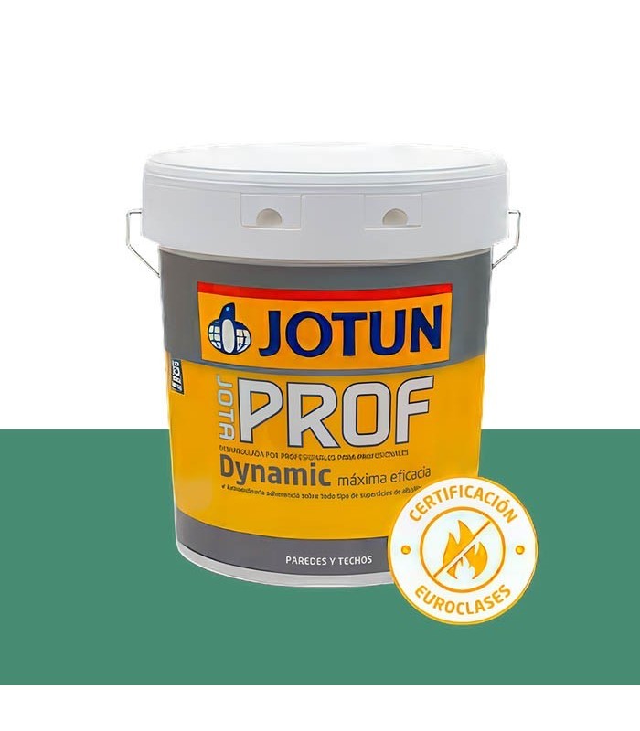 Pintura mate jotaprof dynamic verde Sea Emerald de JOTUN