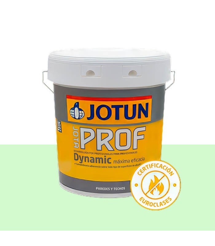 Pintura verde Zanbaq mate Jotaprof Dynamic de JOTUN