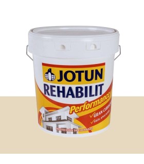 Pintura para fachadas e interiores Rehabilit performance beige Summer Snow JOTUN