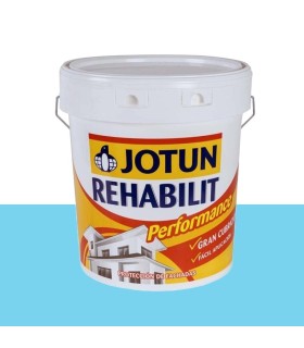 Jotun pintura azul summer breeze Rehabilit performance exterior