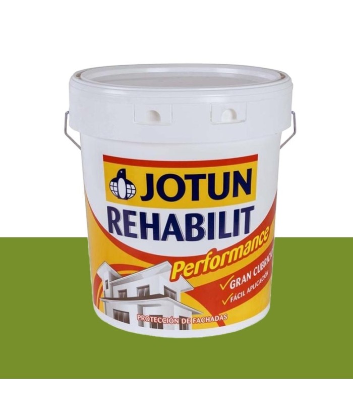 Pintura MATE Exterior Interior REHABILIT PERFORMANCE JOTUN Verde