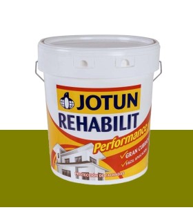 Pintura Rehabilit verde Wheat Jotun para fachadas