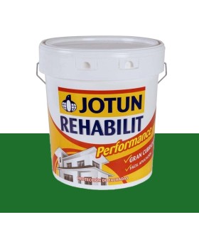 Pintura verde palm leaf Rehabilit performance para exterior