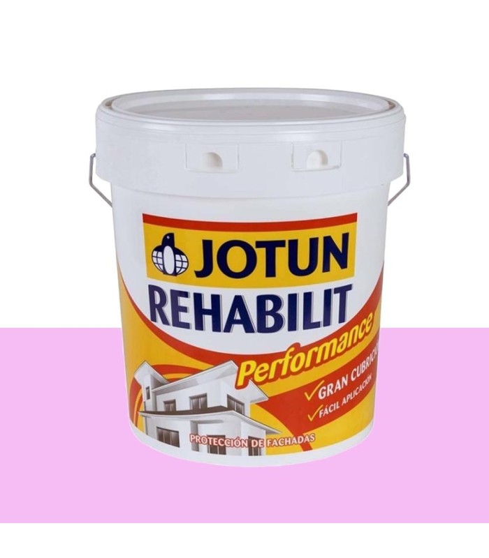 pintura Jotun exterior Rehabilit rosa Soft Lilac