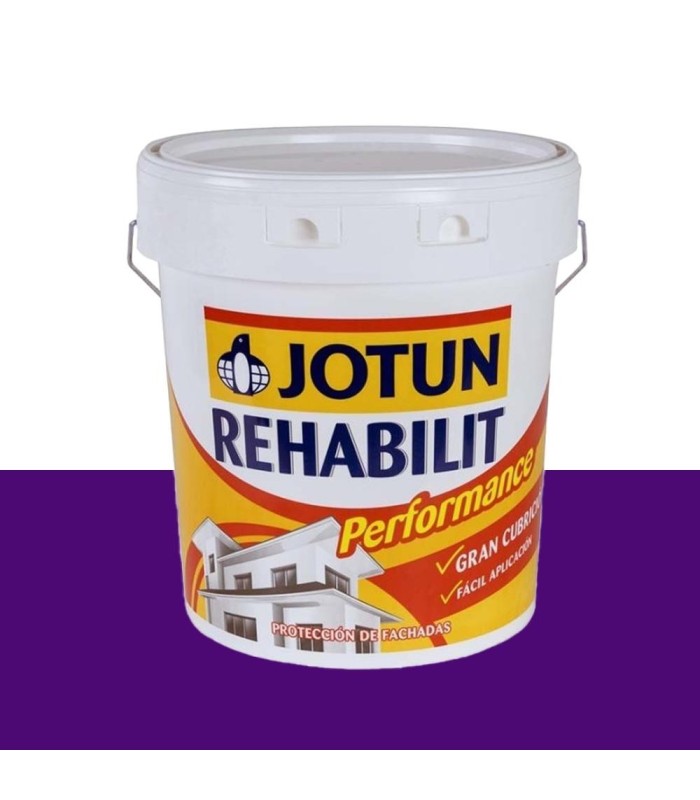 pintura Rehabilit exterior morado Taaluk de Jotun