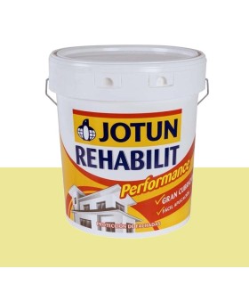 pintura para fachadas e interior Jotun Rehabilit amarillo Romantic