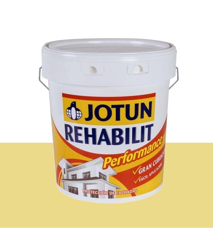Pintura Jotun Rehabilit mate amarillo Sun exterior e interior