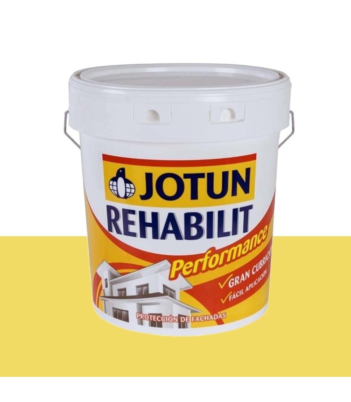 Pintura mate exterior e interior Rehabilit amarillo Petals de Jotun