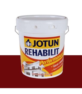 Pintura para fachadas roja Jotun Rehabilit Hibiscus
