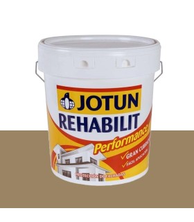 Pintura marrón fachadas Rehabilit Jotun Nutmeg