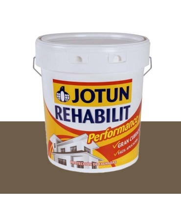 pintura fachada Rehabilit marrón solid de Jotun