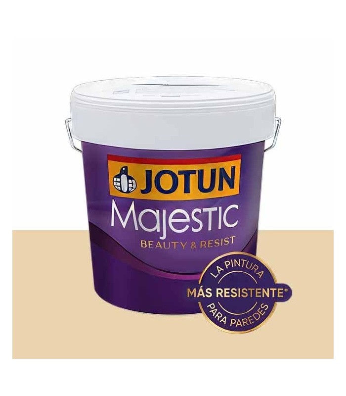 Pintura acrílica lavable Beige Majestic Beauty&Resist de JOTUN beige sense