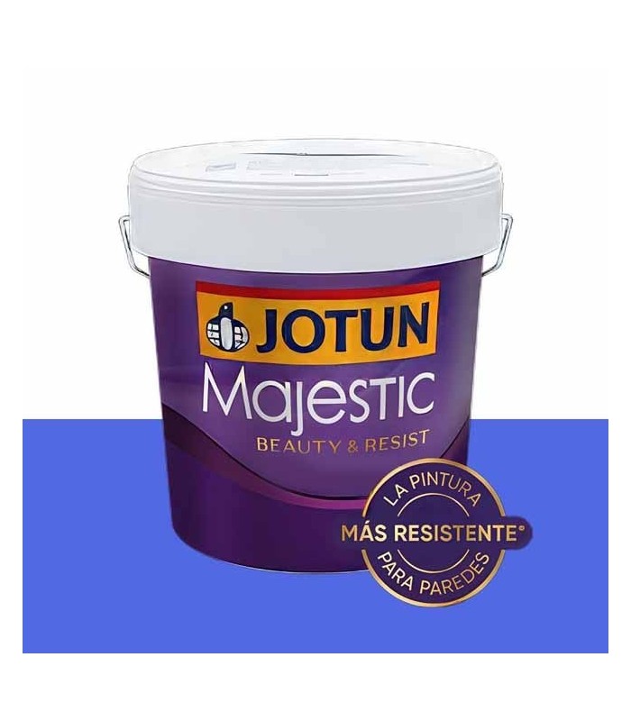 jotun pintura majestic & beauty lavable azul natural energy