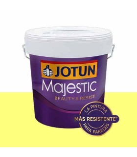 Pintura amarilla majestic beauty dark pine lavable de Jotun