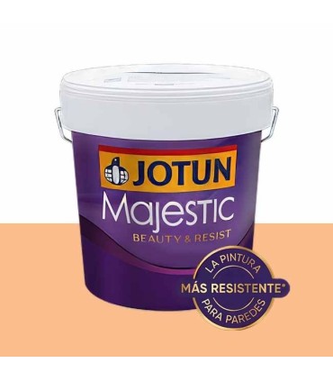 Pintura acrílica lavable roja Majestic Beauty&Resist JOTUN