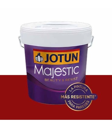 Pintura plástica roja lavable y acrílica de JOTUN