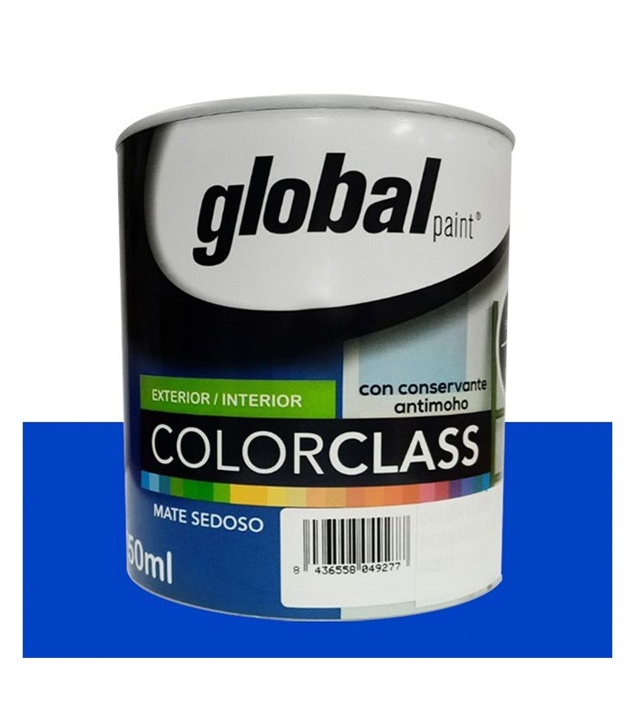 Globalpaint pintura plástica mate azul