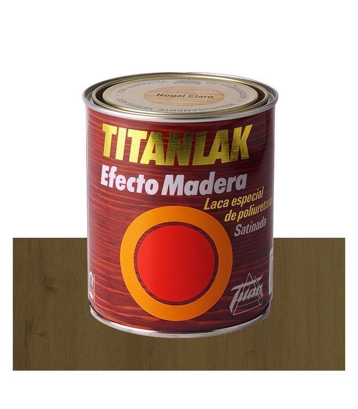 Pintura efecto madera color nogal
