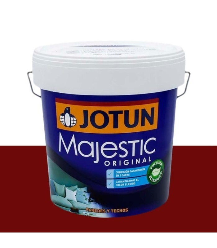 Pintura ecológica para paredes rojo Hibiscus de JOTUN MAJESTIC ORIGINAL