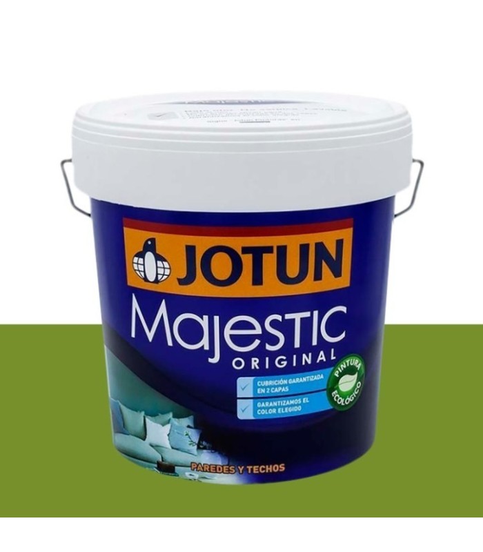 Pintura Ecológica verde april green mate JOTUN MAJESTIC ORIGINAL