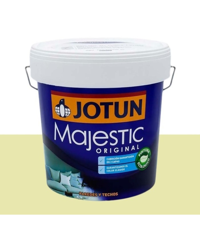 Pintura verde mate Peppermint majestic original jotun
