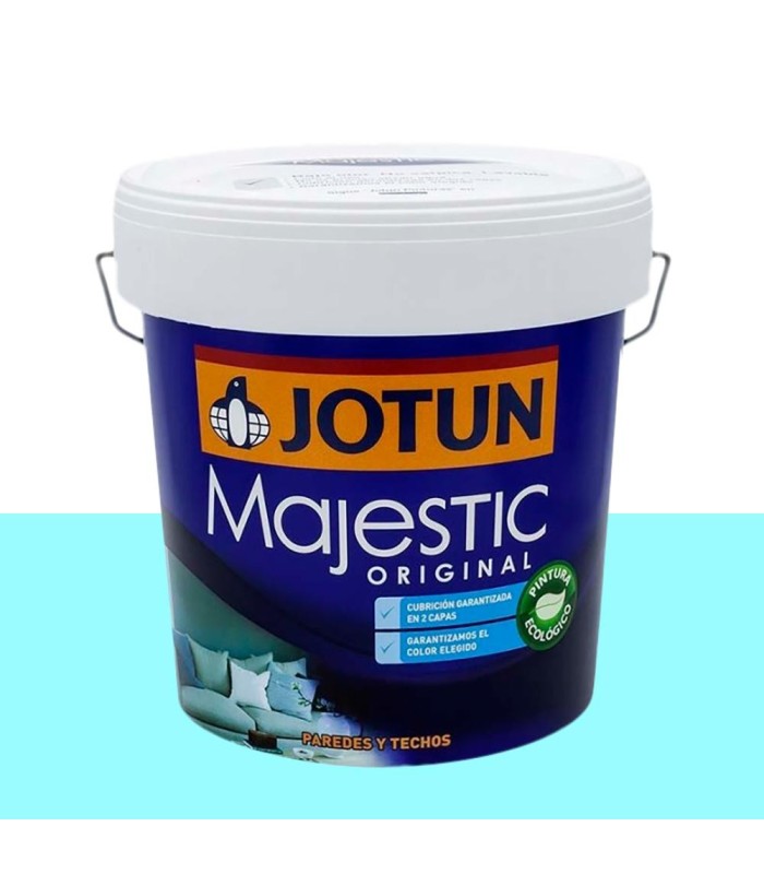 Pintura ecológica azul aqua soft mate JOTUN MAJESTIC ORIGINAL