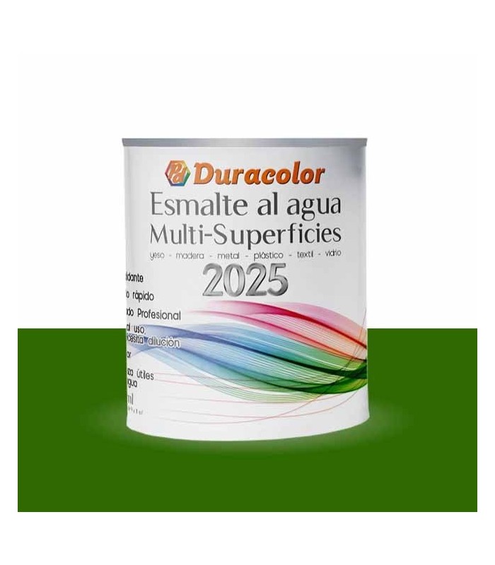 Esmalte al agua verde mayo satinado multi-superficie Duracolor