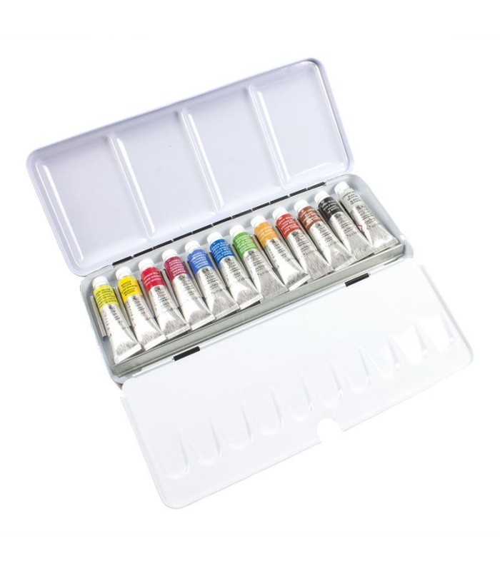 caja metálica acuarela