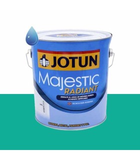 Esmalte brillante al agua bubbly green para madera y metal Majestic Radiant de Jotun