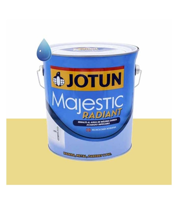Esmalte brillante al Agua sun para madera y metal Majestic Radiant de Jotun