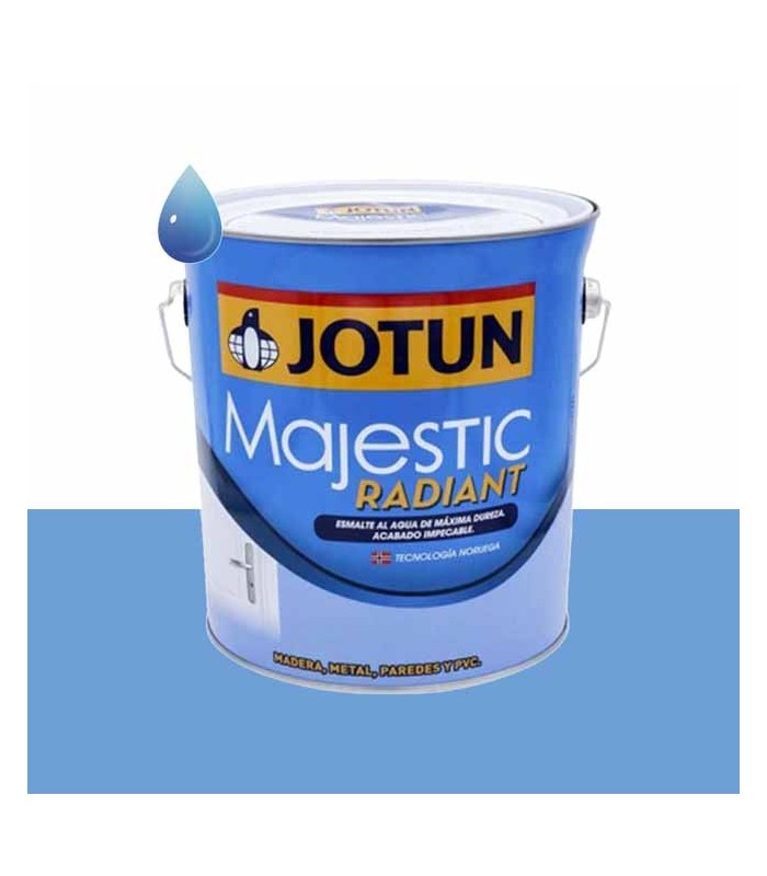 Esmalte brillante al Agua arctic blue para madera y metal Majestic Radiant de Jotun